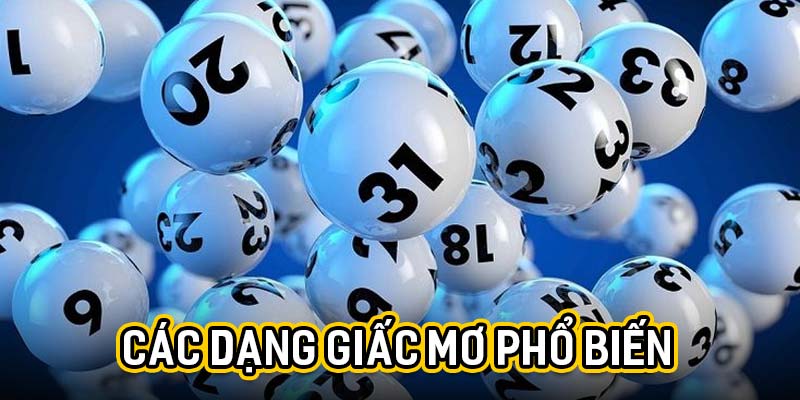 Các dạng giấc mơ phổ biến