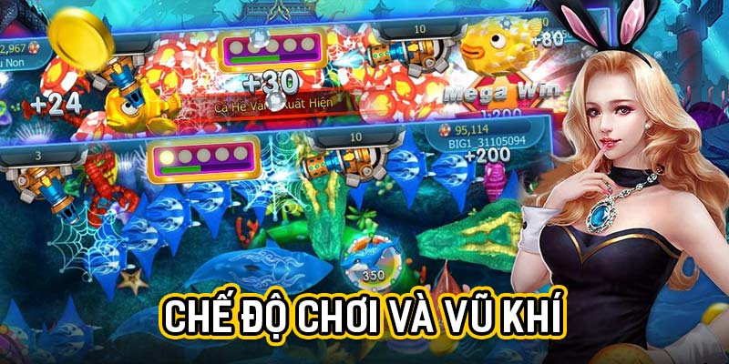 Chế độ chơi và vũ khí