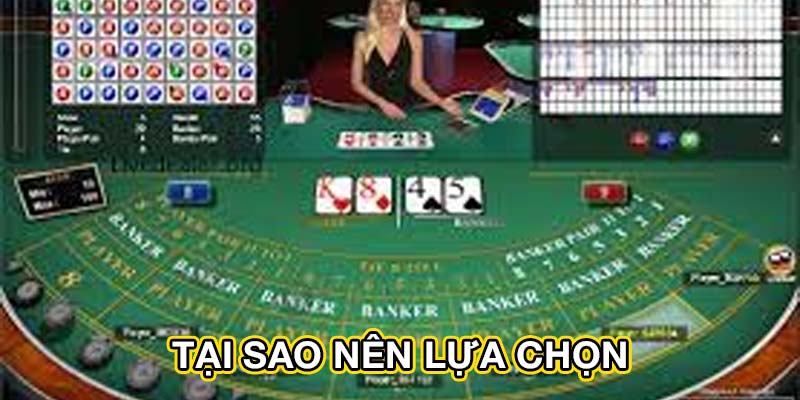 Tại sao nên lựa chọn Live Baccarat 789p
